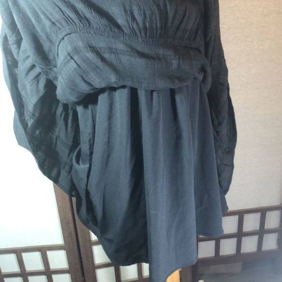 American Eagle Women’s Black halter Neck mini dress size Sm./ Smocked bodice/ - Picture 10 of 12